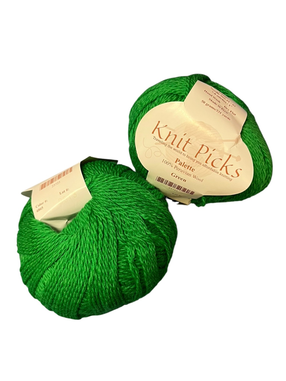 Knit Picks Peruvian Wool Yarn Green